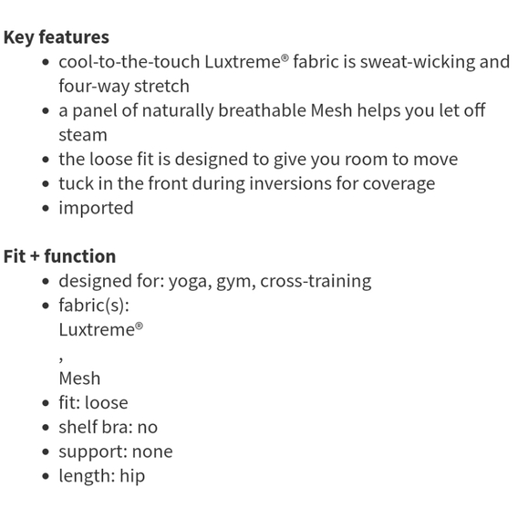 🍋Like New Lululemon Plank Tank - Picture 10 of 10